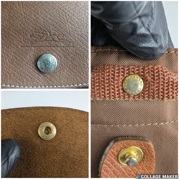 Longchamp Paris Nylon Bag Brown Backpack – Authentic Le Pliage, Ready to Ship! - Picture 6 of 15